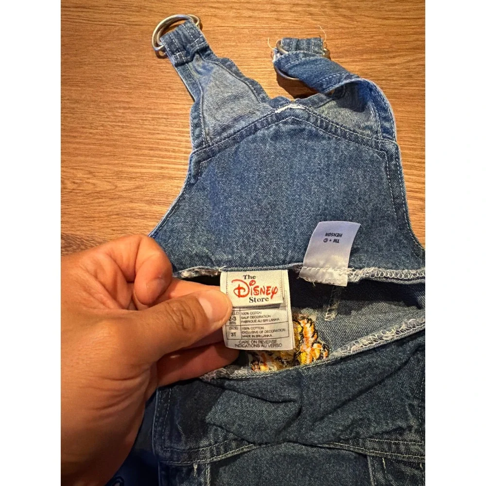 Disney Store Bear in the Big Blue House Vintage Denim Overall Jumper Dress 3T
